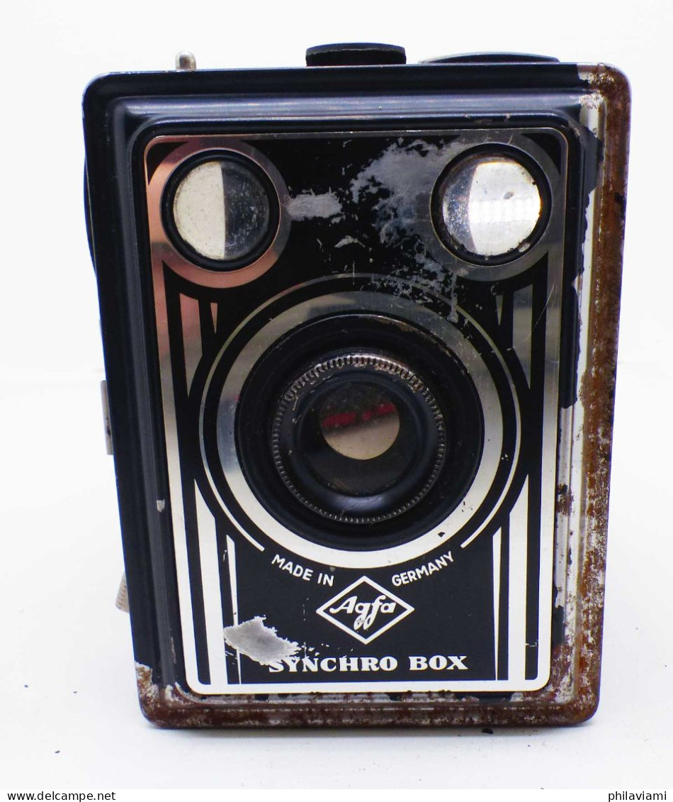 AGFA Synchro Box  (en Mauvais état Extérieur) Film 120 Roll - Appareils Photo