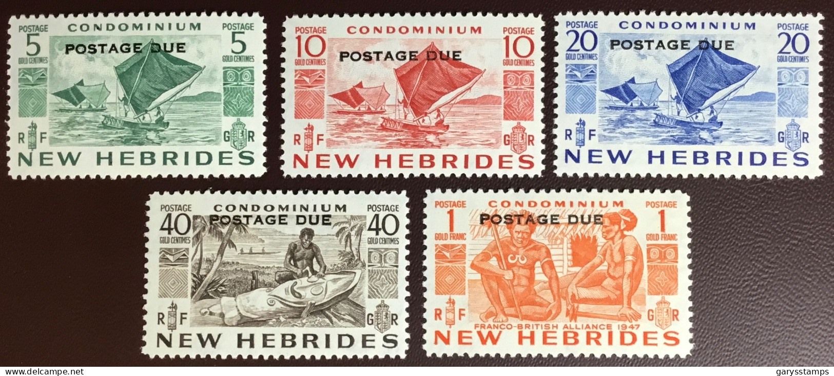 New Hebrides 1953 Postage Due Set Superb MNH - Portomarken