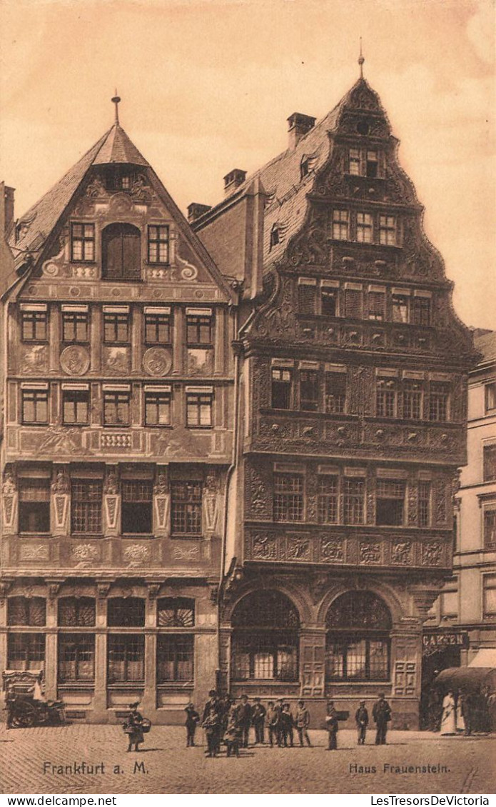 ALLEMAGNE - Frankfurt A. Main - Haus Frauenstein - Animé - Carte Postale Ancienne - Frankfurt A. Main