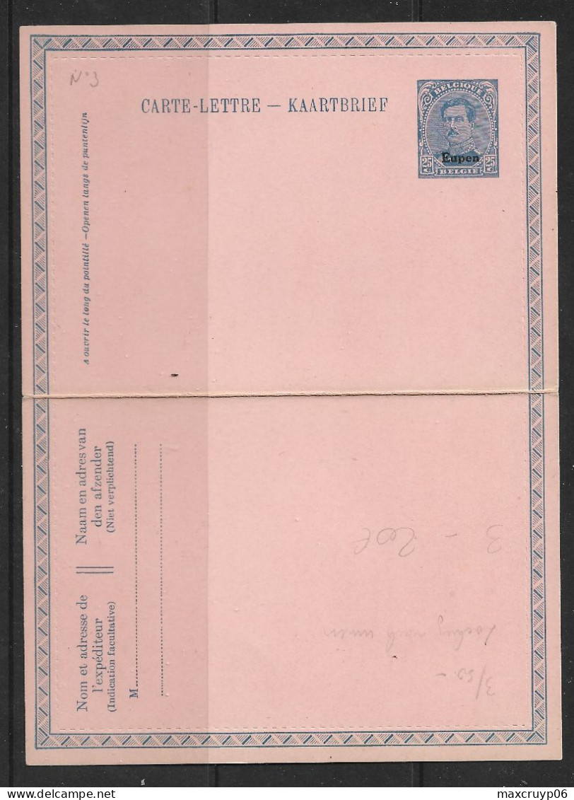 Carte Lettre N° 23b, Percée En Lignes Entrantes. - Cartes-lettres