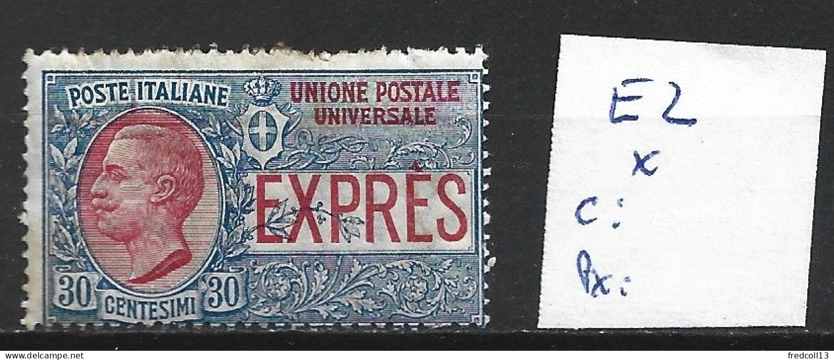 ITALIE EXPRES 2 * Côte 1 € ( Gomme Craquelée ) - Express Mail