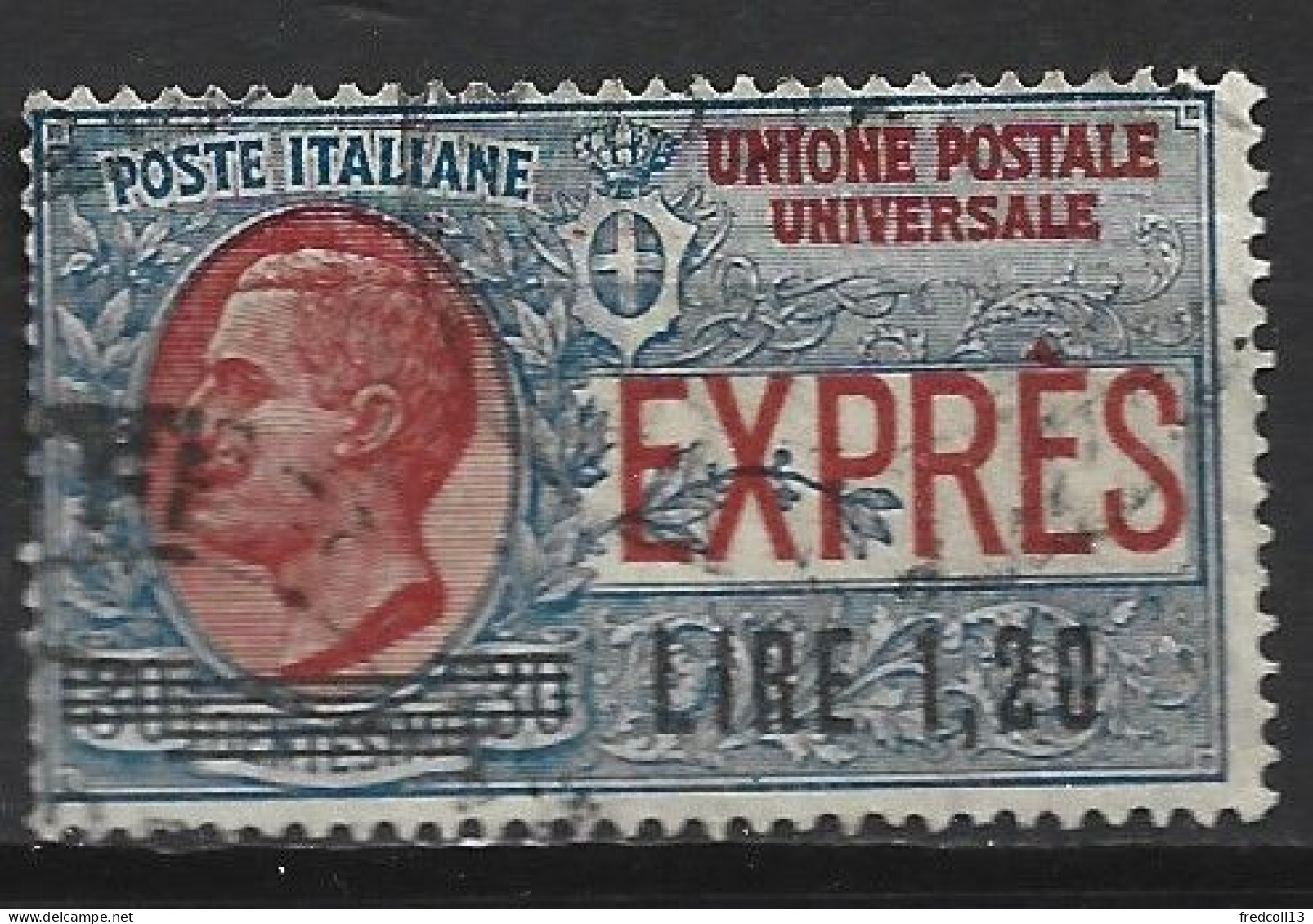 ITALIE EXPRES 7 Oblitéré Côte 3 € - Poste Exprèsse