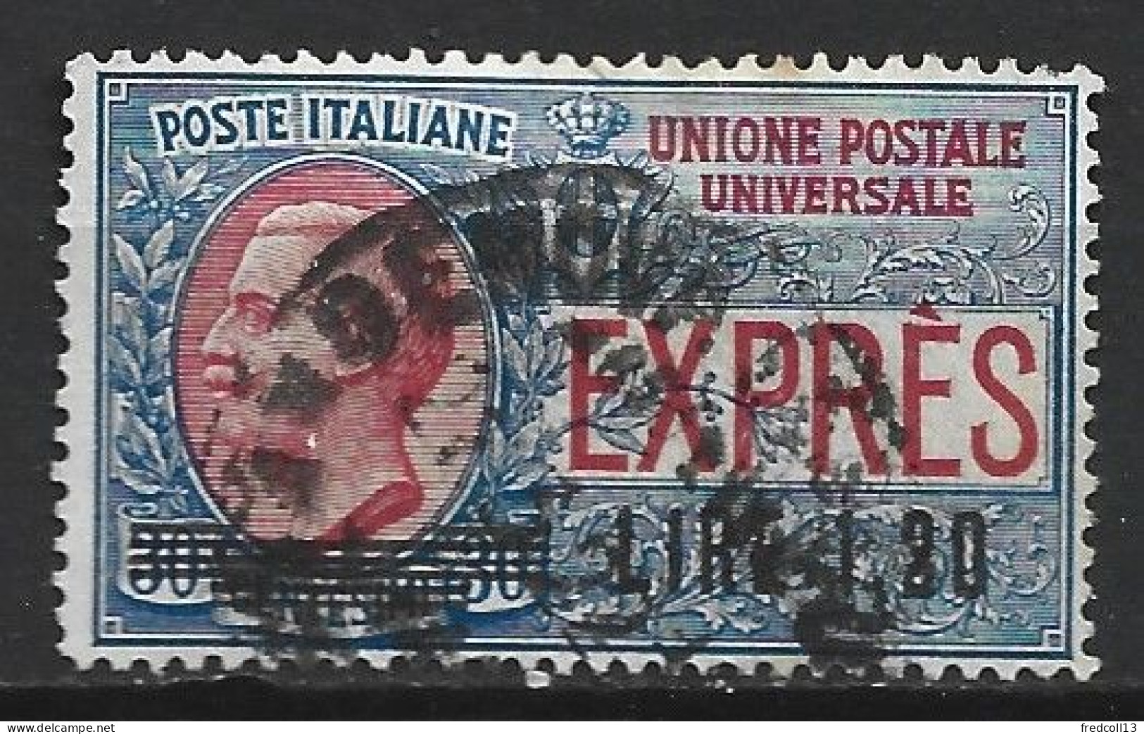 ITALIE EXPRES 7 Oblitéré Côte 3 € - Poste Exprèsse