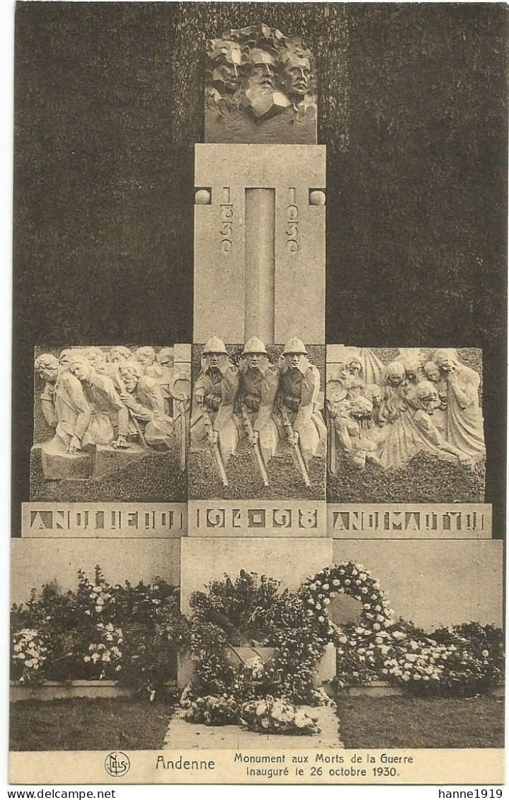 Andenne Monument Aux Morts De La Guerre Namur Htje - Andenne
