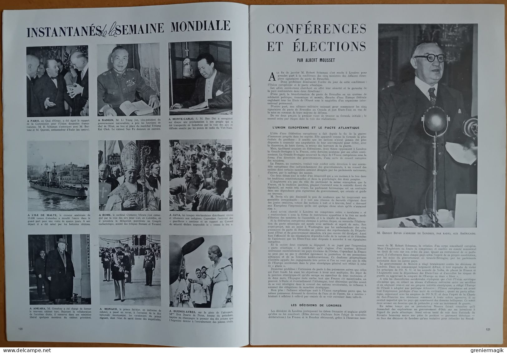 France Illustration N°173 05/02/1949 Procès Kravchenko/Jean-Pierre Wimille/Volcan Paricutin/Fratellini/Gauguin à Tahiti - Informaciones Generales