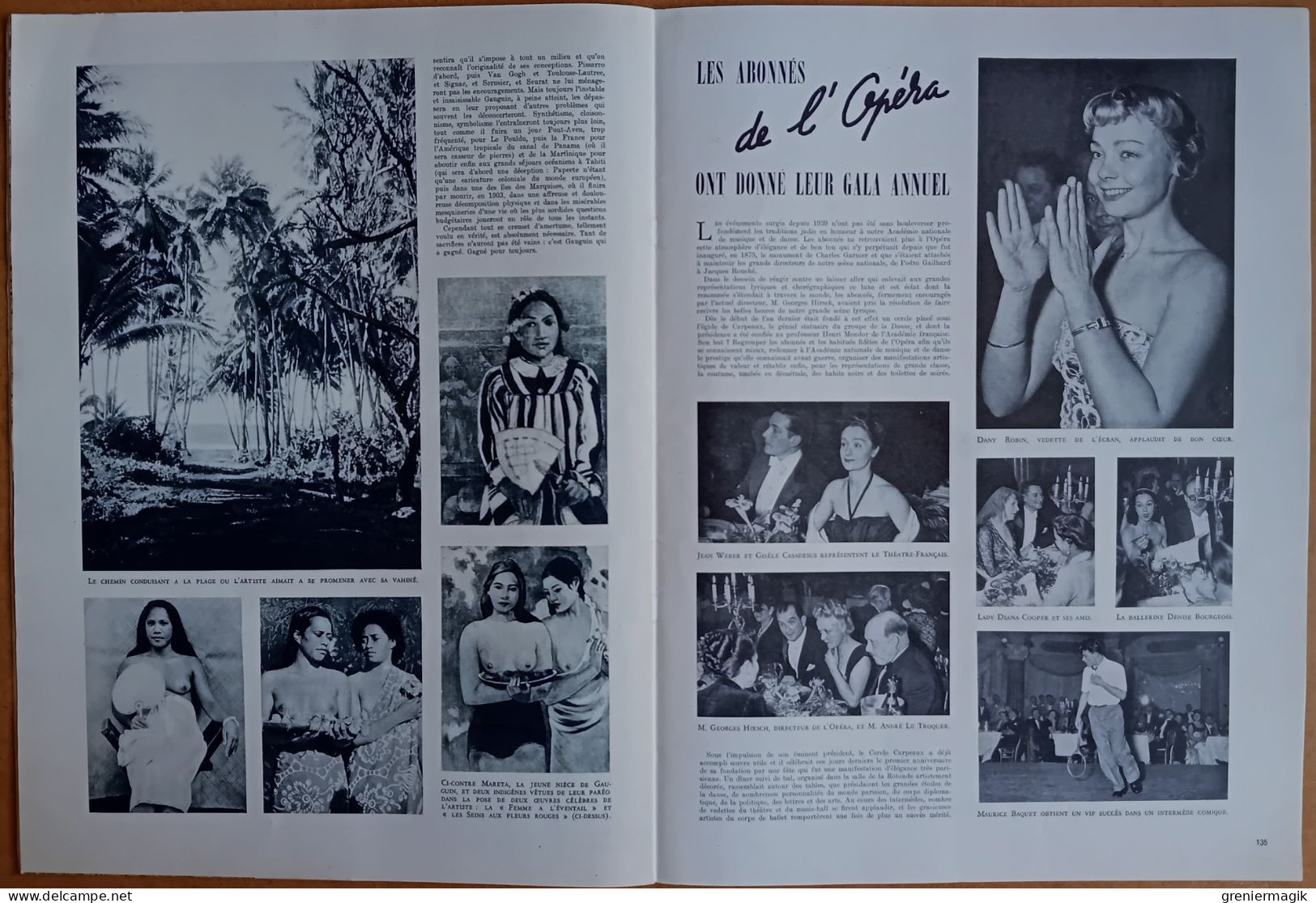 France Illustration N°173 05/02/1949 Procès Kravchenko/Jean-Pierre Wimille/Volcan Paricutin/Fratellini/Gauguin à Tahiti