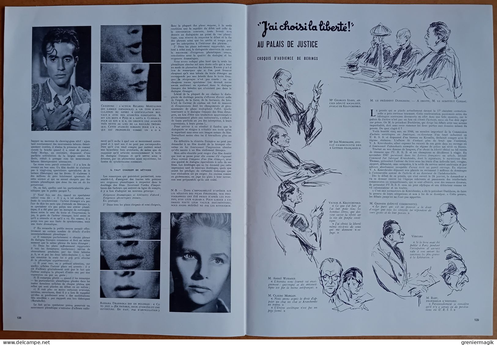 France Illustration N°173 05/02/1949 Procès Kravchenko/Jean-Pierre Wimille/Volcan Paricutin/Fratellini/Gauguin à Tahiti