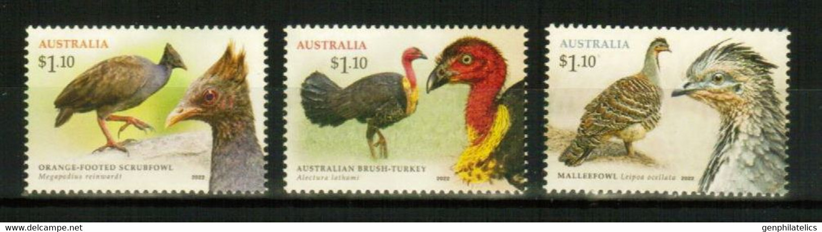 AUSTRALIA 2022 FAUNA Animals BIRDS - Fine Set MNH - Neufs