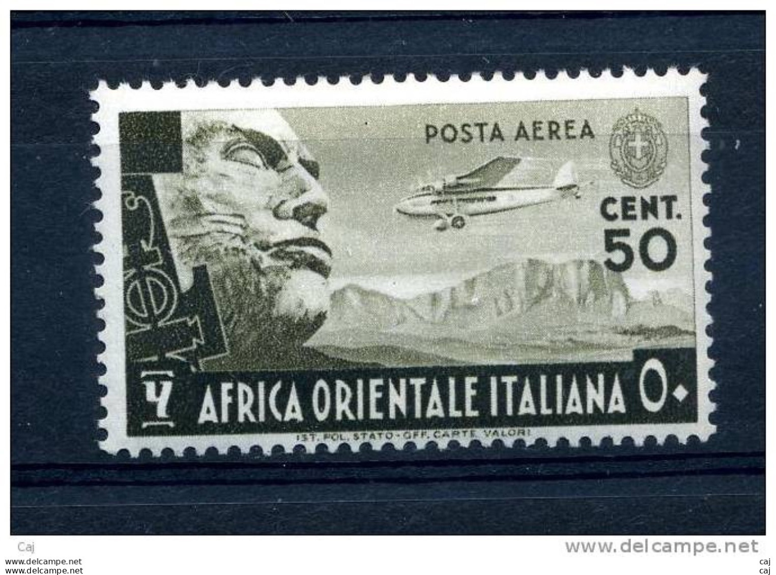 Italie  -  Afrique Orientale  -  Avion  :  Yv  2  * - Afrique Orientale Italienne