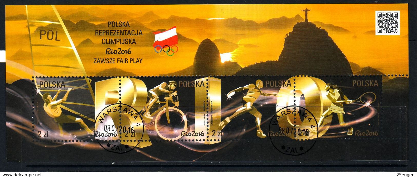 POLAND 2016 Michel No Bl 253 Used - Usados