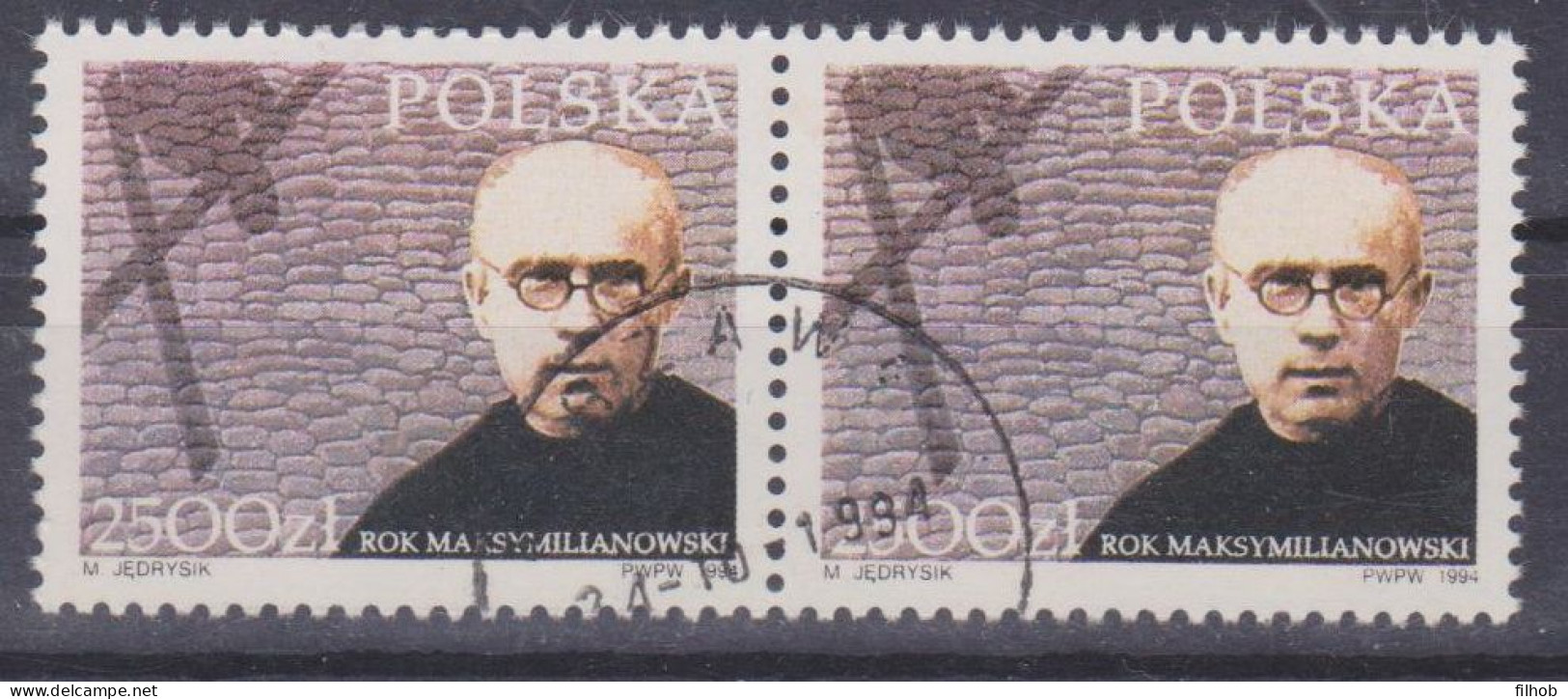 Poland Stamps Used ZK.3362 2po: Maksymilian Kolbe (2h) - Gebraucht