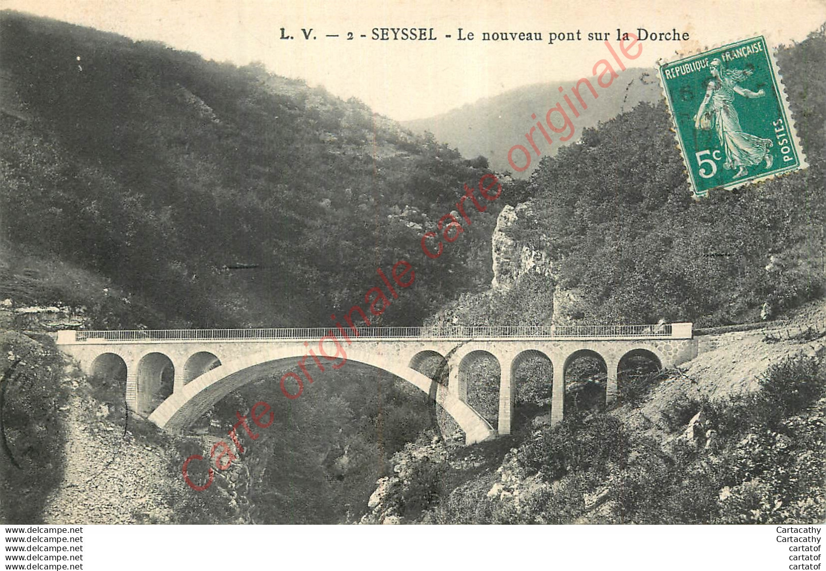 01.  SEYSSEL .  Le Nouveau Pont Sur La Dorche . - Seyssel