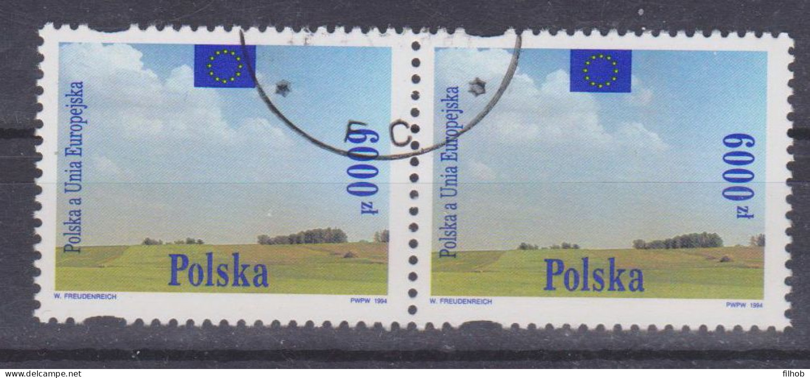 Poland Stamps Used ZK.3369 2po: European Union (2h) - Usados