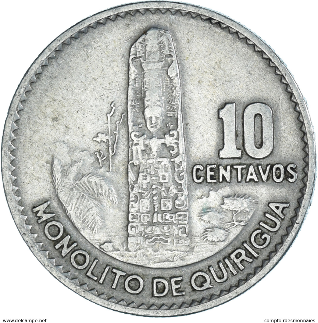 Monnaie, Guatemala, 10 Centavos, 1968 - Guatemala