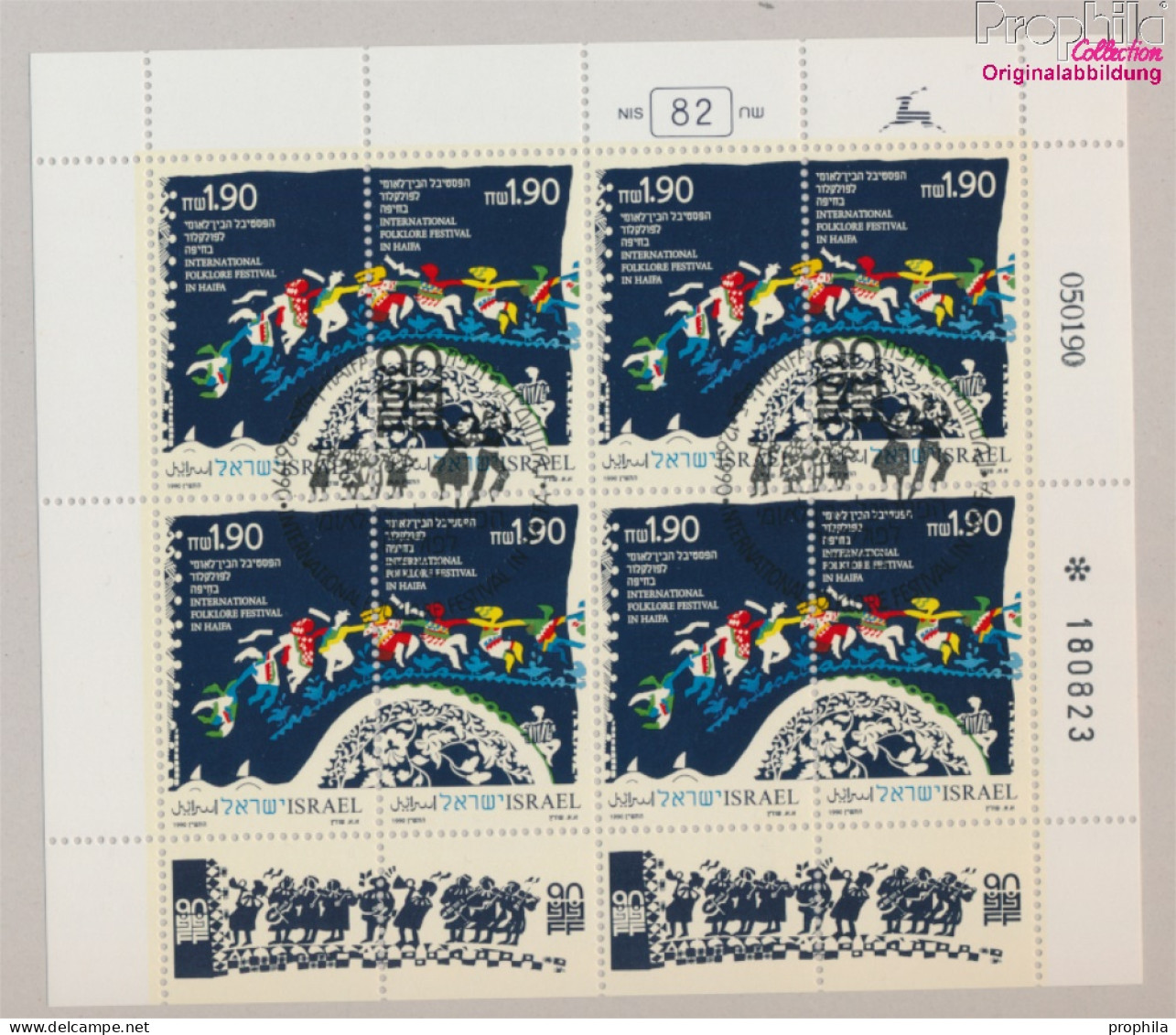 Israel 1160-1161 Kleinbogen (kompl.Ausg.) Gestempelt 1990 Folklorefestival (10331672 - Used Stamps (without Tabs)