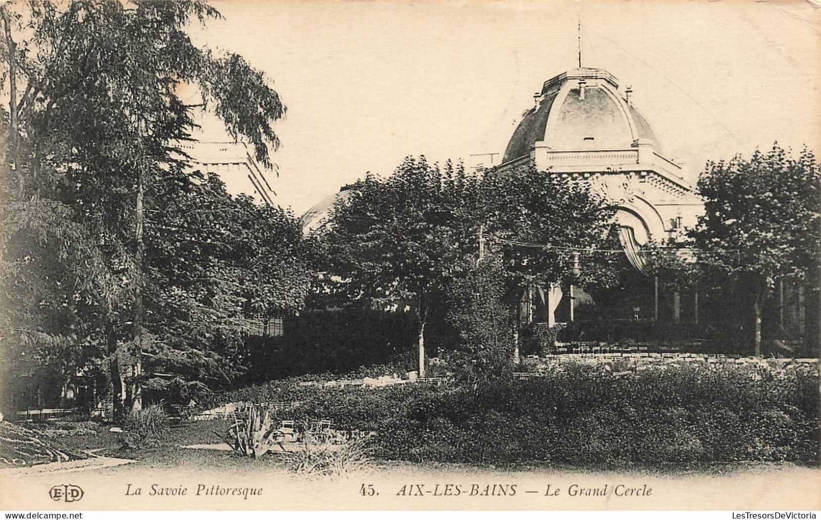 FRANCE - La Savoie Pittoresque - Aix Les Bains - Le Grand Cercle  - Carte Postale Ancienne - Aix Les Bains