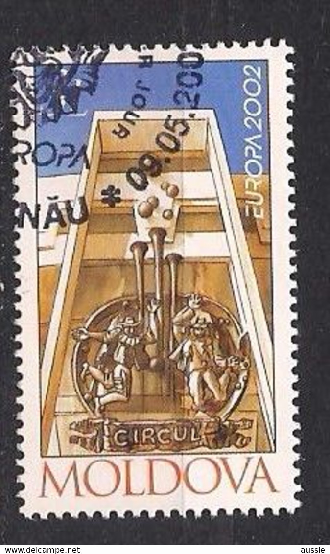 Moldova Moldavie 2002 Yvertn° 373 (°) Used Oblitéré  Cept Europa - 2002