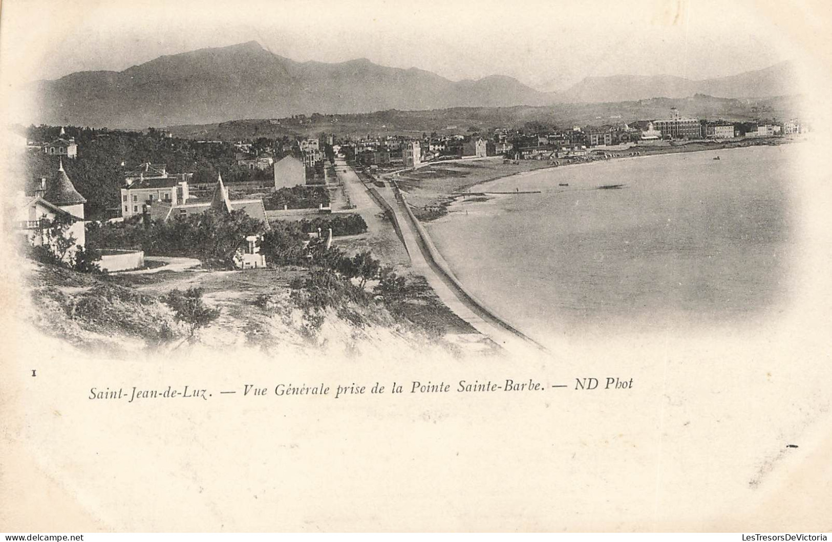 FRANCE - Saint Jean De Luz - Vue Générale De La Pointe Sainte-Barbe - ND Phot - Carte Postale Ancienne - Saint Jean De Luz