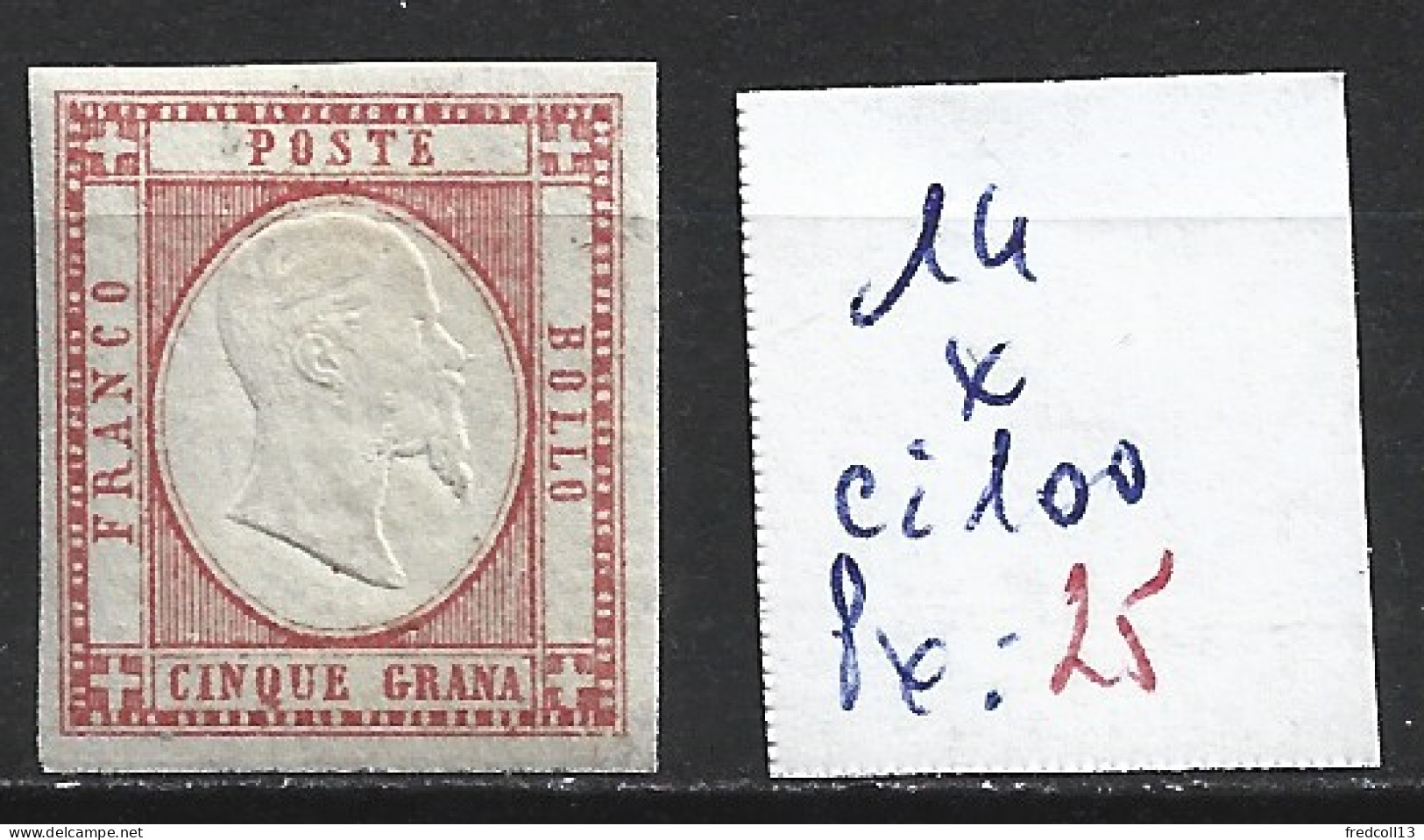 ITALIE DEUX-SICILES 14 * Côte 100 € - Sicilia