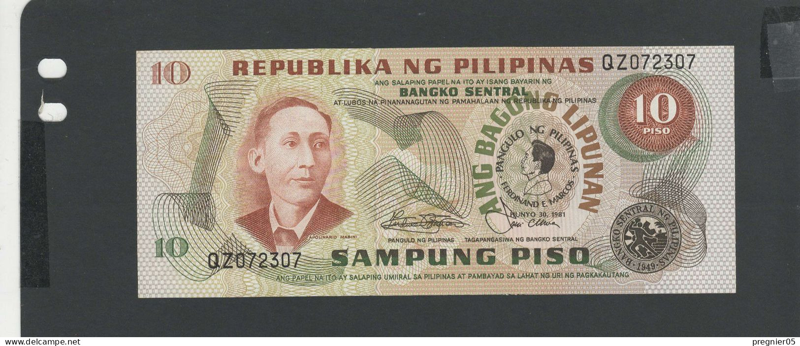 PHILIPINES - LOT 7 Billets NEUF/UNC - Philippines