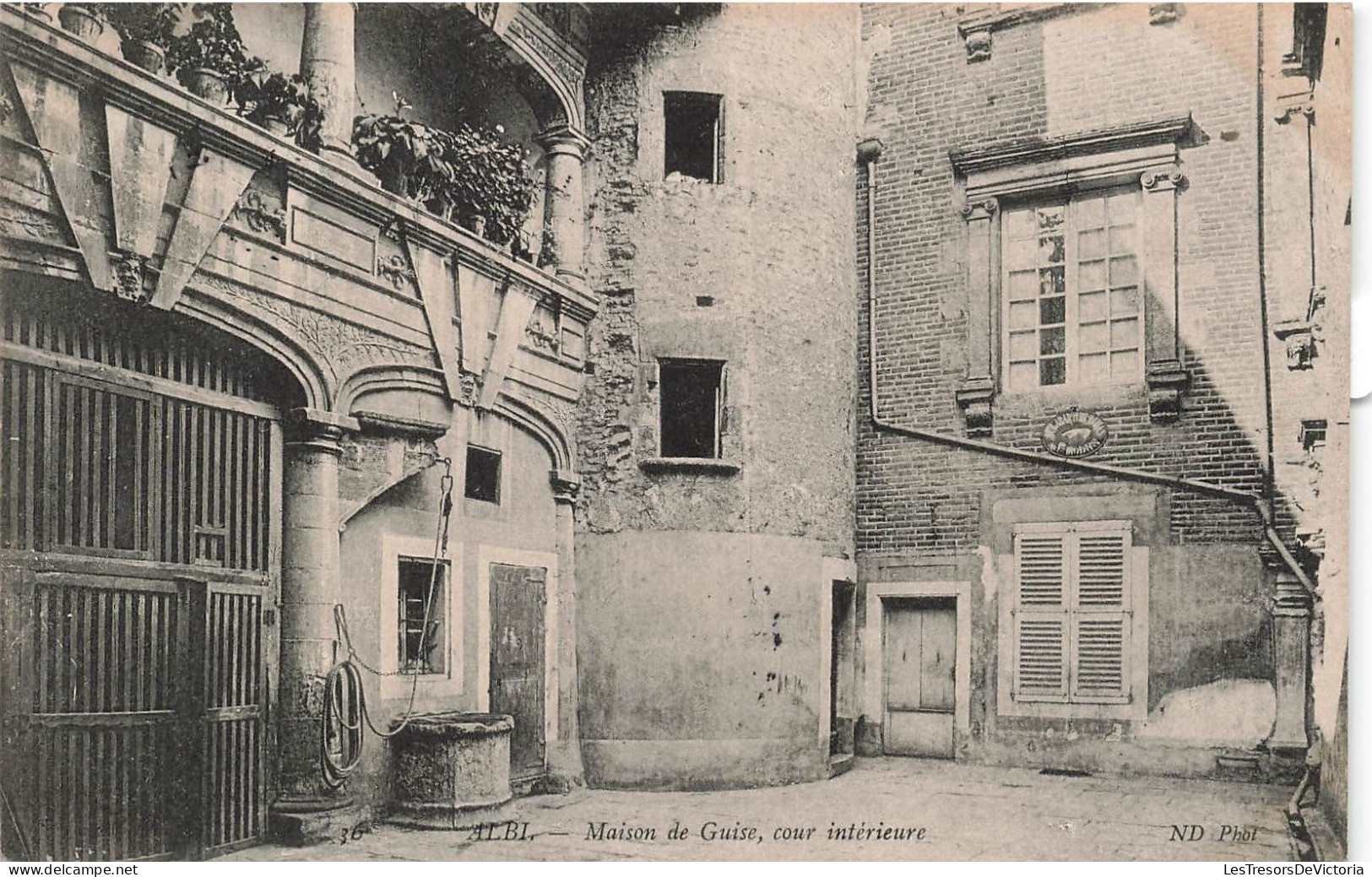 FRANCE - Albi - Vue Générale Sur La Maison De Guise Cour Intérieure  - Carte Postale Ancienne - Albi