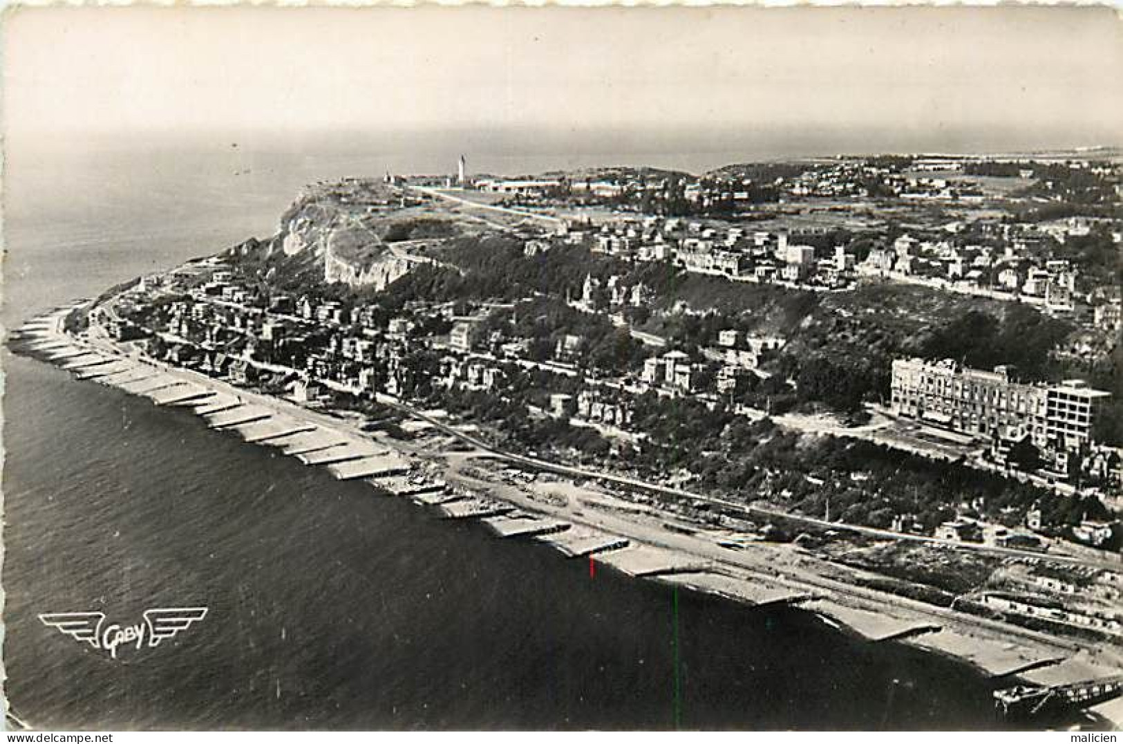 - Seine Maritime - Ref-C673- Le Havre Sainte Adresse - La Cap De La Hève - Vue Aerienne Gaby - N° 26 - - Cap De La Hève