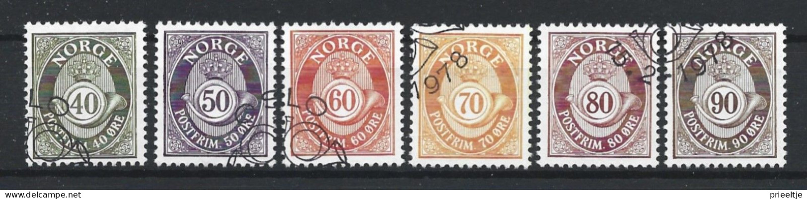 Norway 1978 Definitives Y.T. 714/719 (0) - Gebruikt