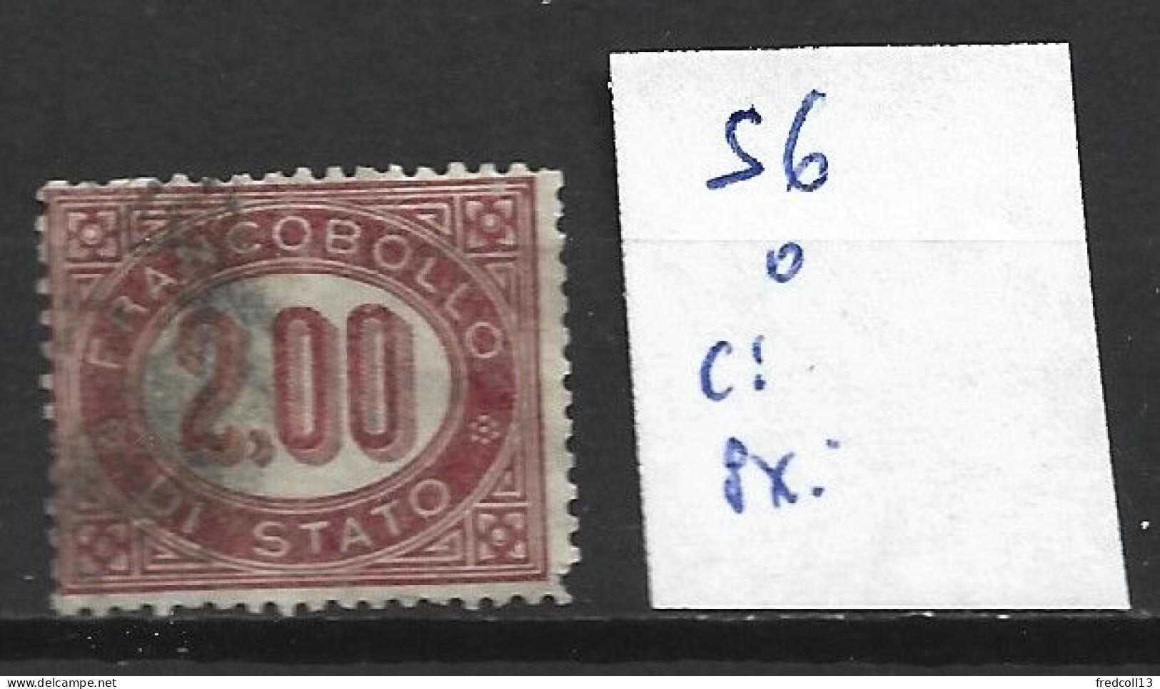 ITALIE SERVICE 6 Oblitéré Côte 20 € - Oficiales