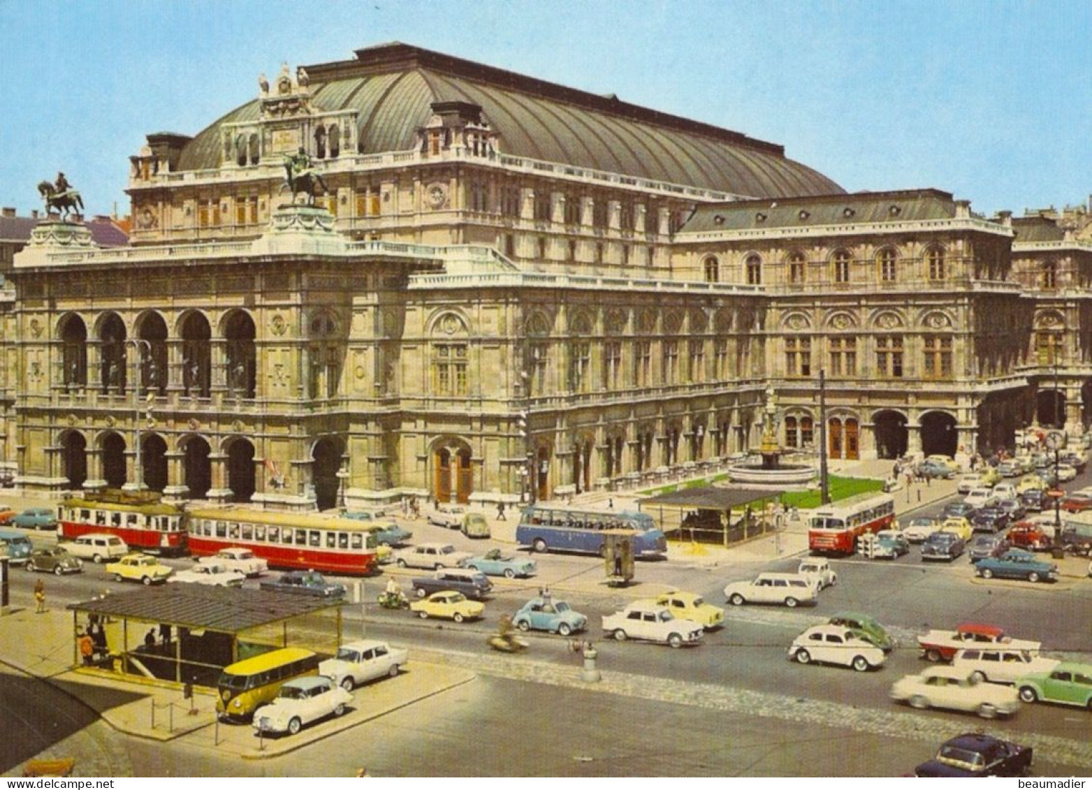 Autriche Österreich Austria Vienne Wien Vienna Opera Oper Tram Strassenbahn Verlag Pietsch - Wien Mitte