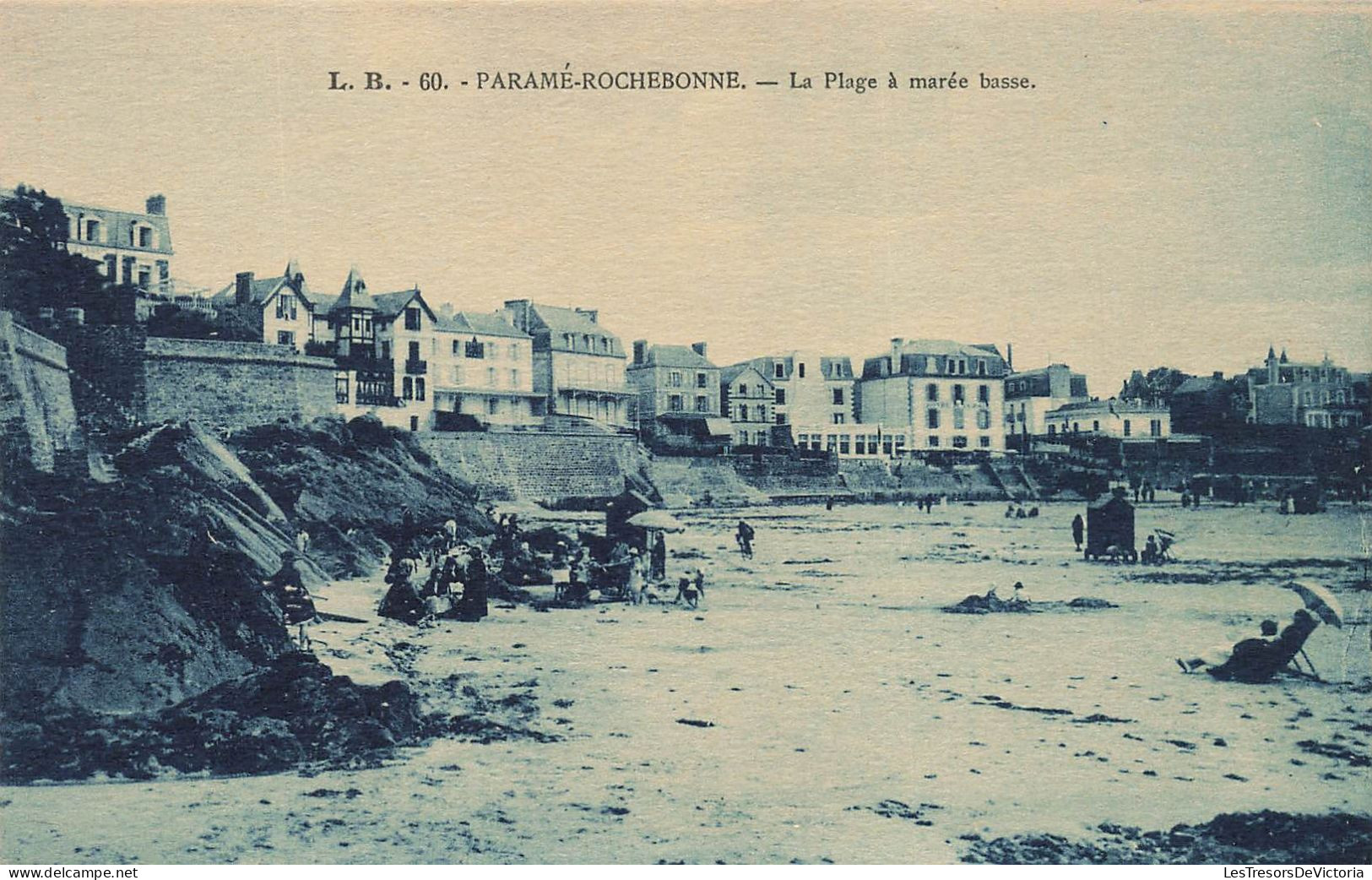 FRANCE - Paramé - Rochebonne - La Plage à Marée Basse - Animé - Carte Postale Ancienne - Parame