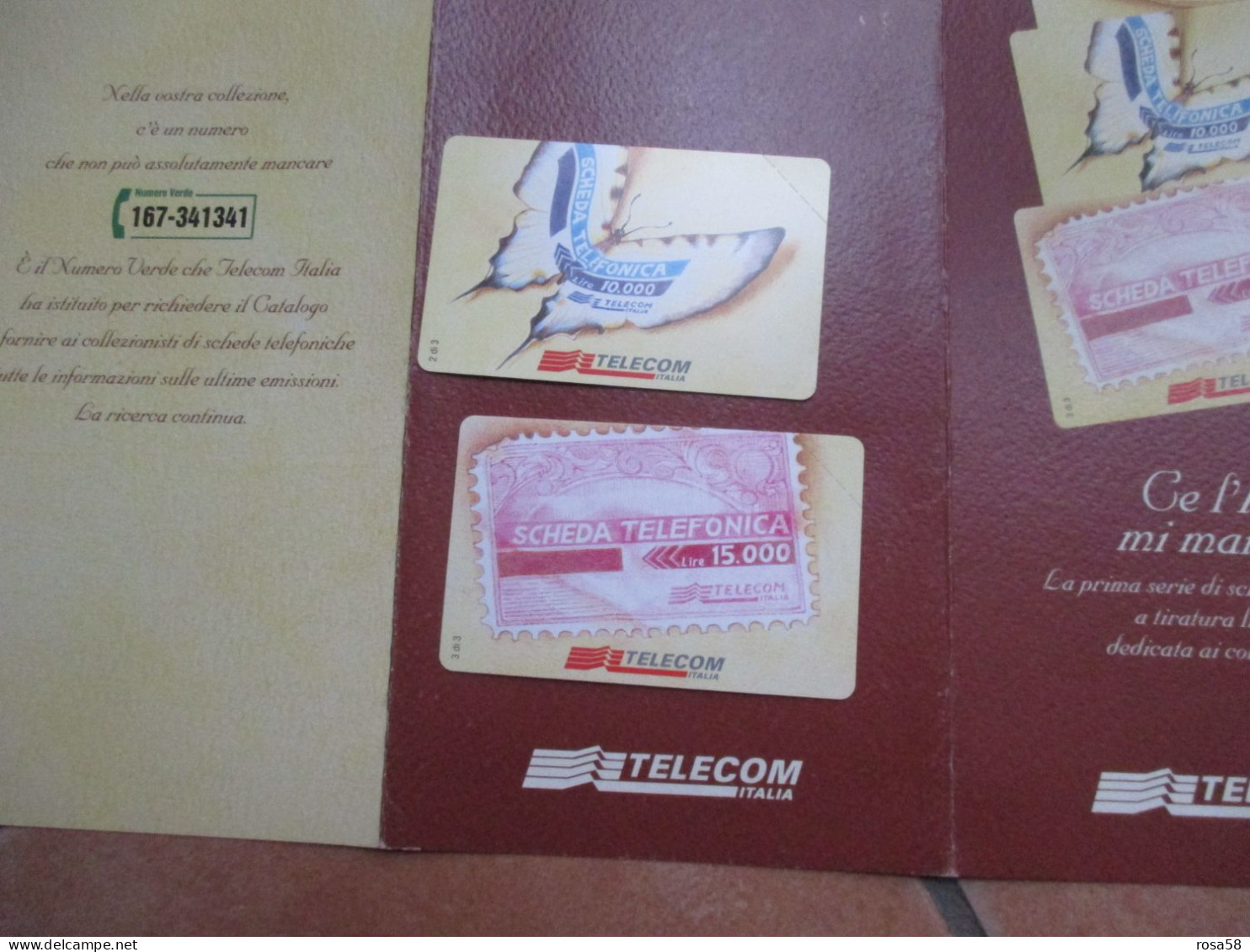 ITALIA Telecom FOLDER Ce L'ho + N.2 Schede Telefoniche NUOVE Lire 2000 - Other - Europe