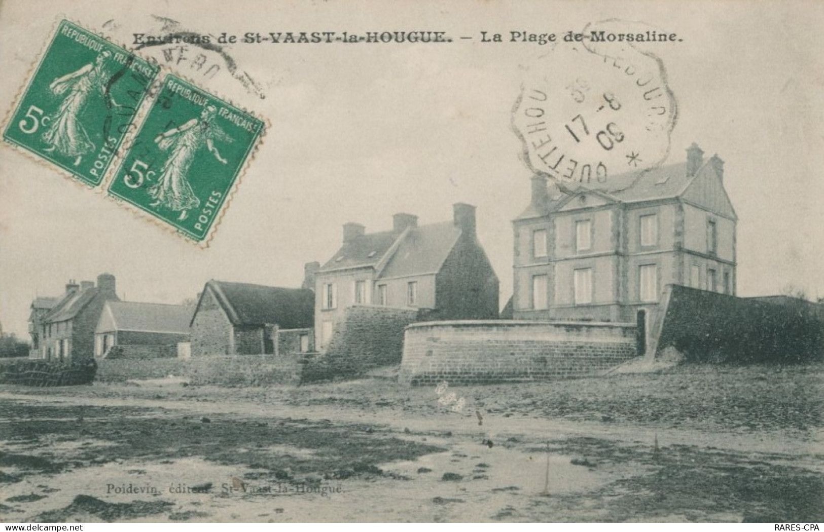 50 - SAINT VAAST LA HOUGURE - La Plage De Morsaline  - TB - Saint Vaast La Hougue