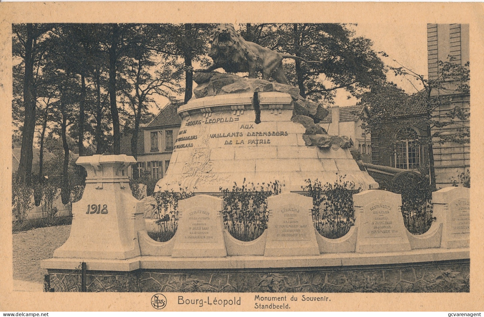 LEOPOLDSBURG  STANDBEELD     2 SCANS - Leopoldsburg