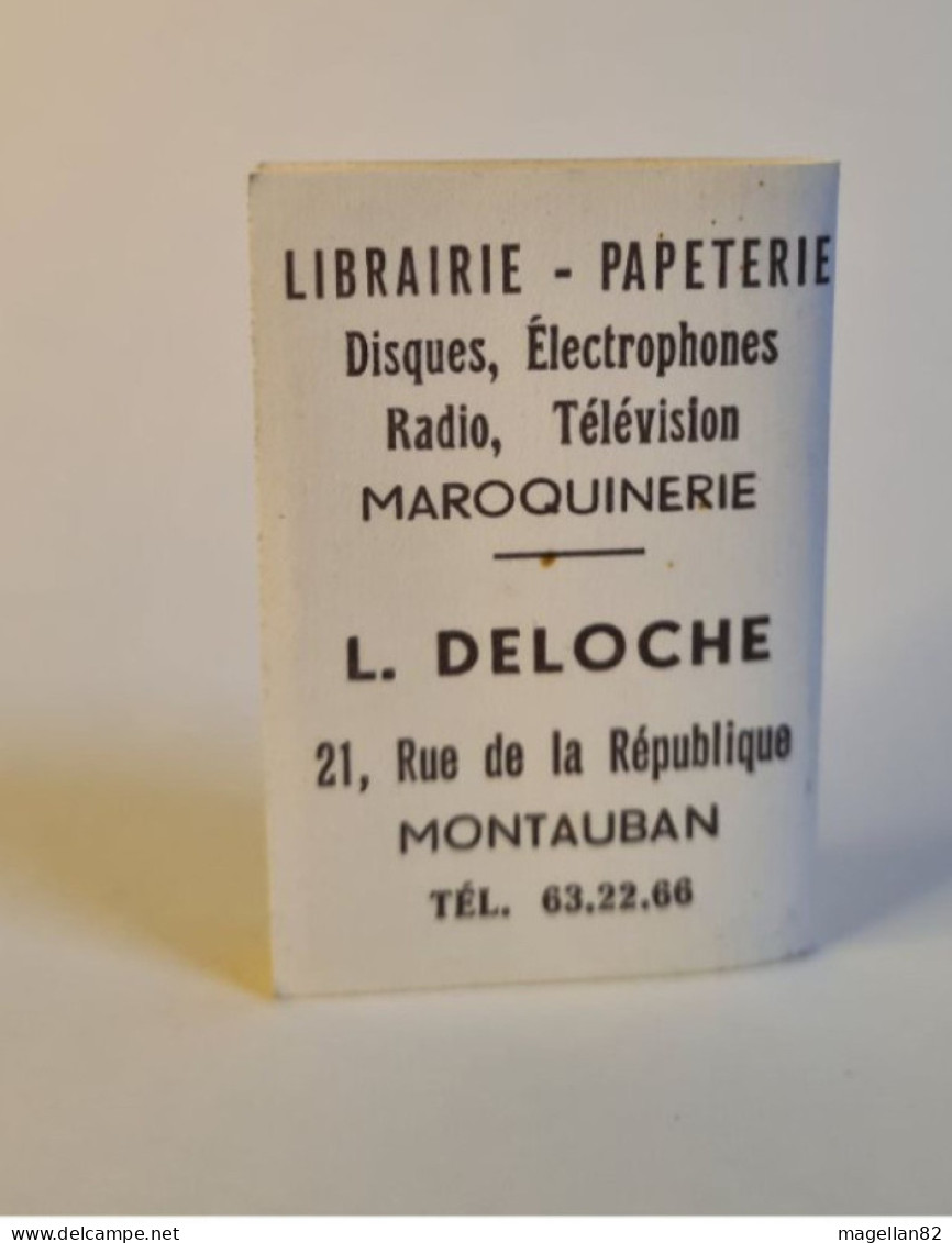 Ancien Mini Calendrier. Almanach. Ilustration  Cigogne . Année 1969. Publicité Deloche Montauban. - Petit Format : 1961-70