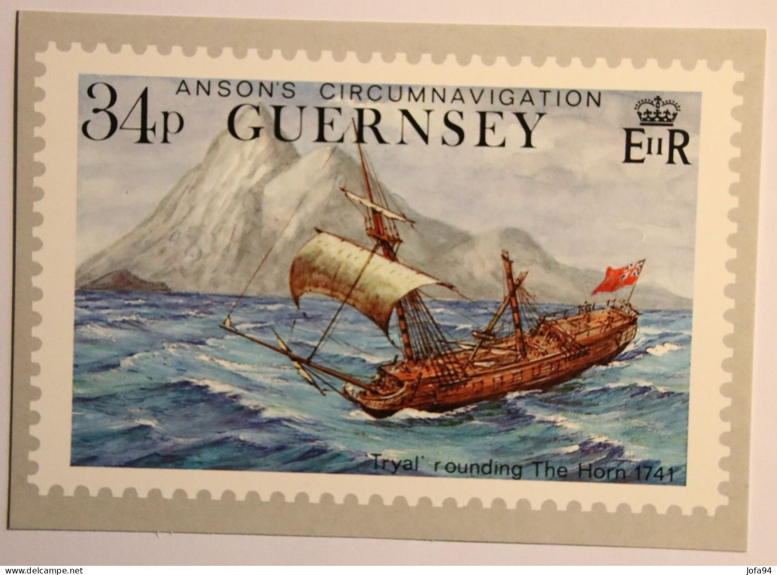 GUERNESEY 1990 Voyage D' ANSON Autour Du Monde - Guernsey
