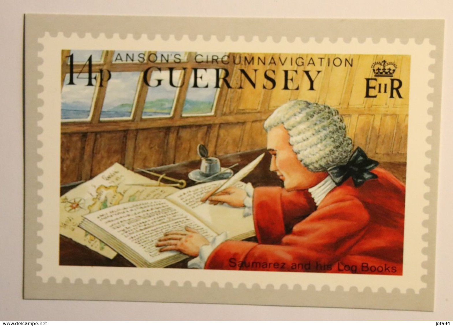 GUERNESEY 1990 Voyage D' ANSON Autour Du Monde - Guernsey