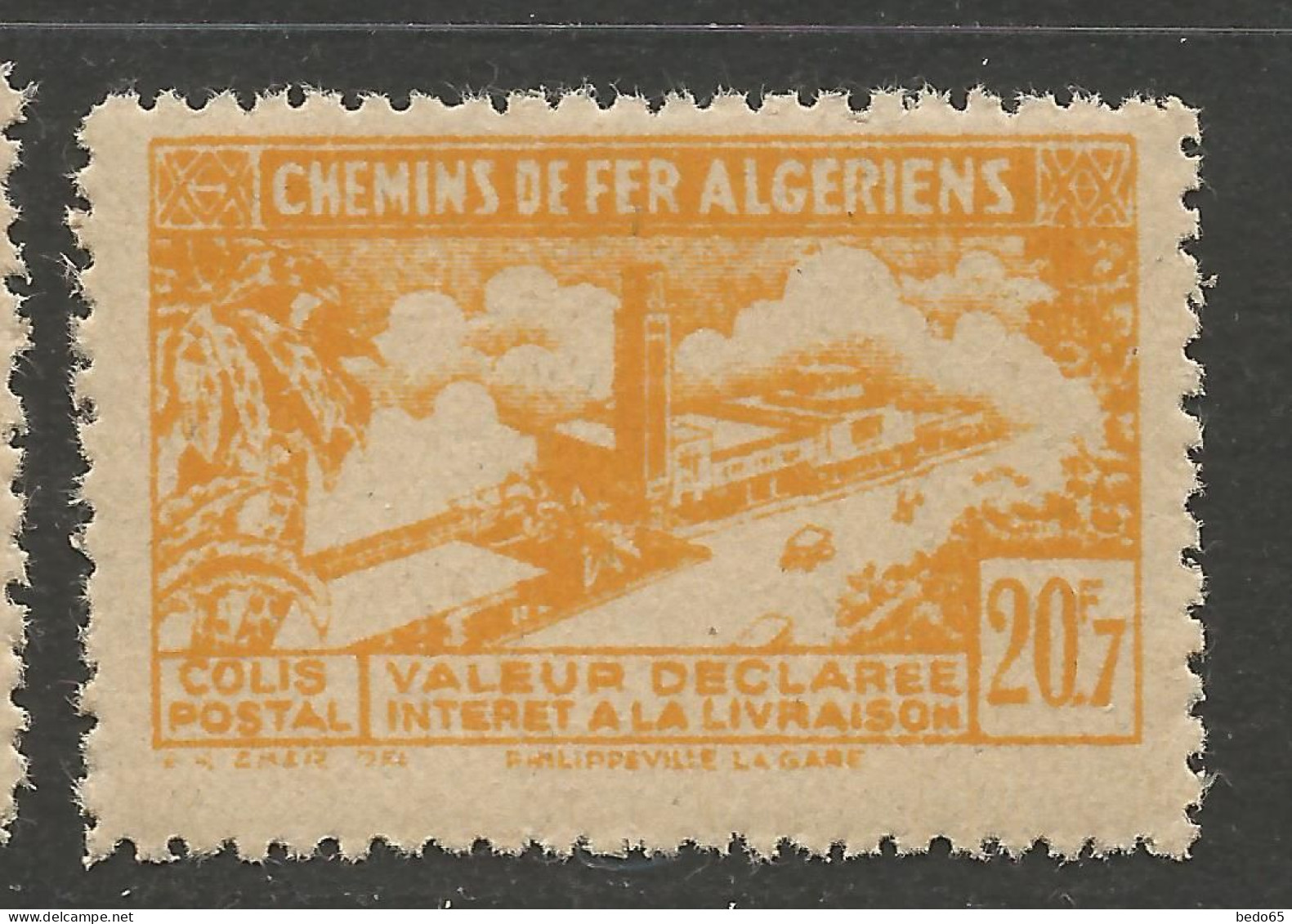 ALGERIE COLIS POSTAUX  N° 118b NEUF** LUXE SANS CHARNIERE  / Hingeless  / MNH - Colis Postaux