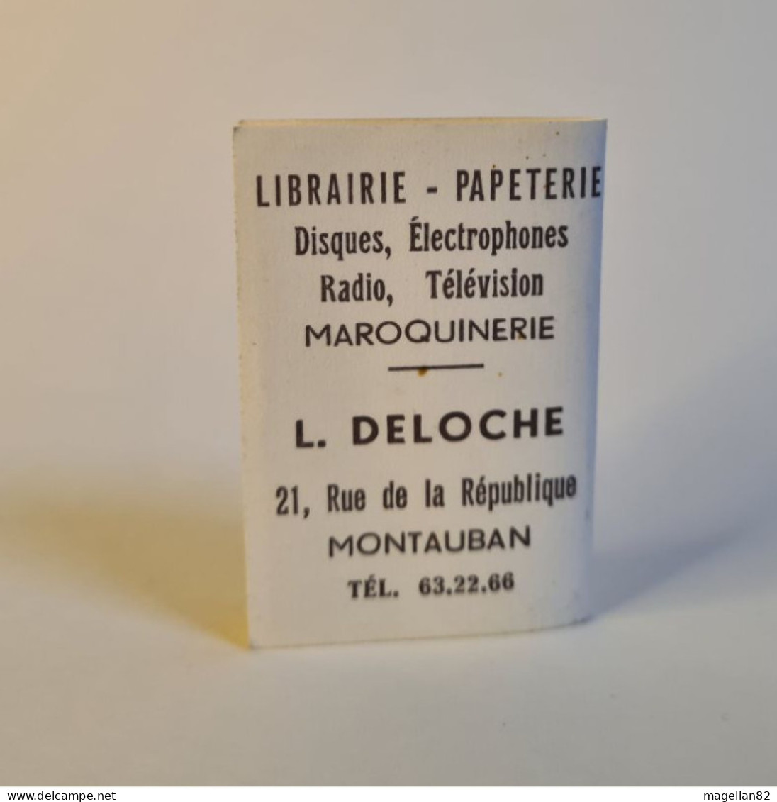 Ancien Mini Calendrier. Almanach. Ilustration Paysage De Neige.  Année 1969. Publicité Deloche Montauban. - Petit Format : 1961-70