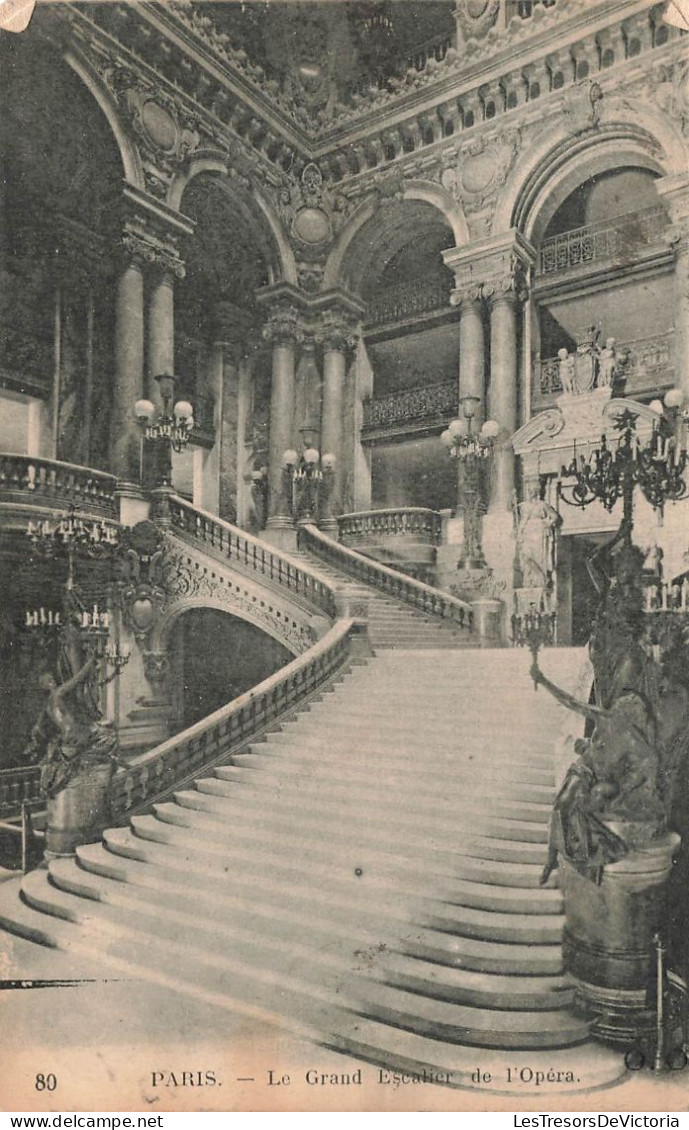 FRANCE - Paris - Le Grand Escalier De L'opéra - Carte Postale Ancienne - Andere Monumenten, Gebouwen