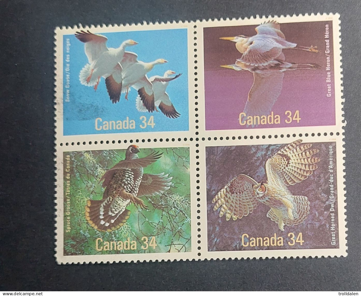 Canada Birds 1986 , Block , Mint (MNH) - Neufs