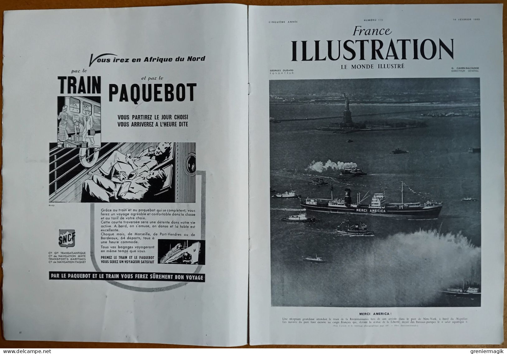 France Illustration N°175 19/02/1949 Balkans/Belgique/Japon/Espagne José Greco/Jongkind/Haute-Volta/Christian Bérard - Allgemeine Literatur