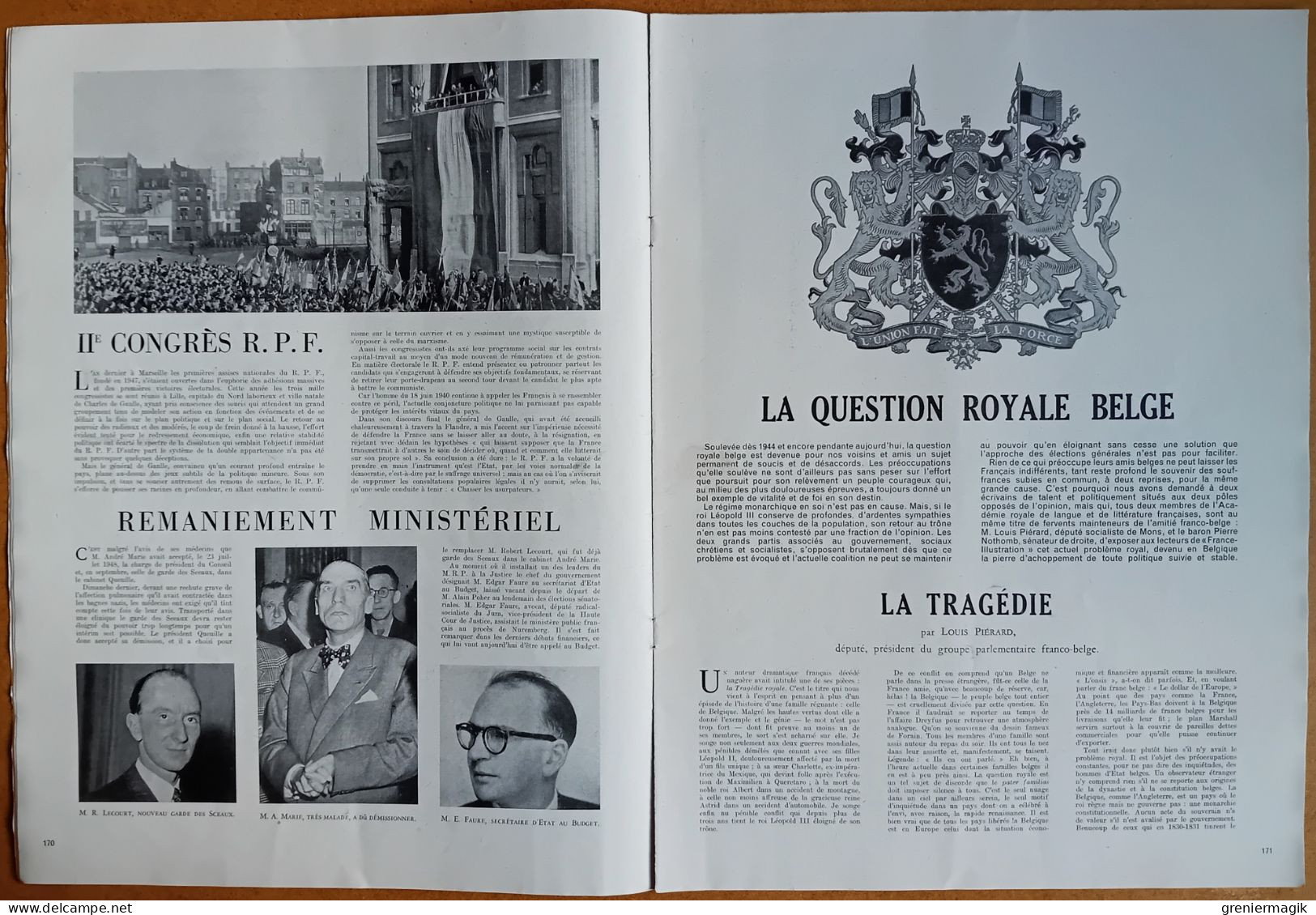 France Illustration N°175 19/02/1949 Balkans/Belgique/Japon/Espagne José Greco/Jongkind/Haute-Volta/Christian Bérard - General Issues