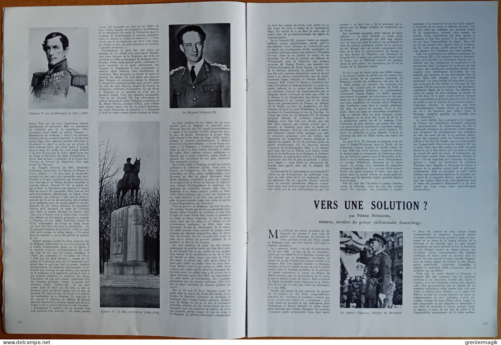 France Illustration N°175 19/02/1949 Balkans/Belgique/Japon/Espagne José Greco/Jongkind/Haute-Volta/Christian Bérard - Allgemeine Literatur