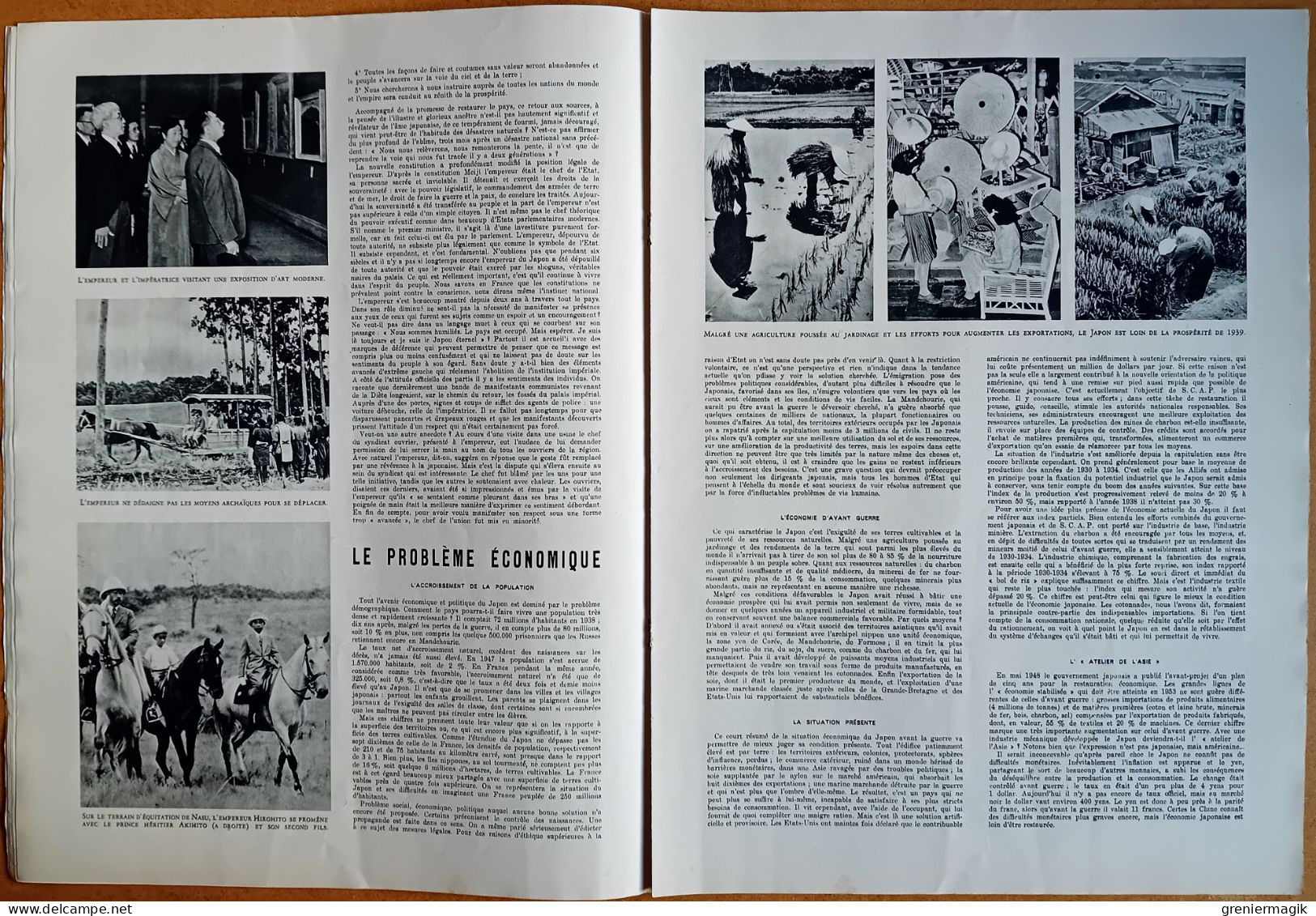 France Illustration N°175 19/02/1949 Balkans/Belgique/Japon/Espagne José Greco/Jongkind/Haute-Volta/Christian Bérard