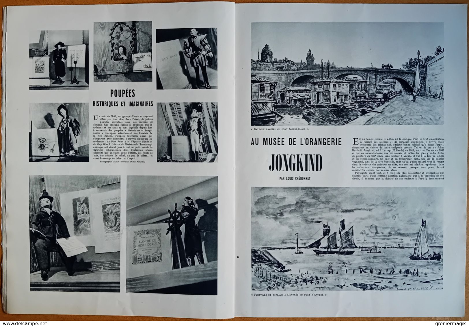 France Illustration N°175 19/02/1949 Balkans/Belgique/Japon/Espagne José Greco/Jongkind/Haute-Volta/Christian Bérard