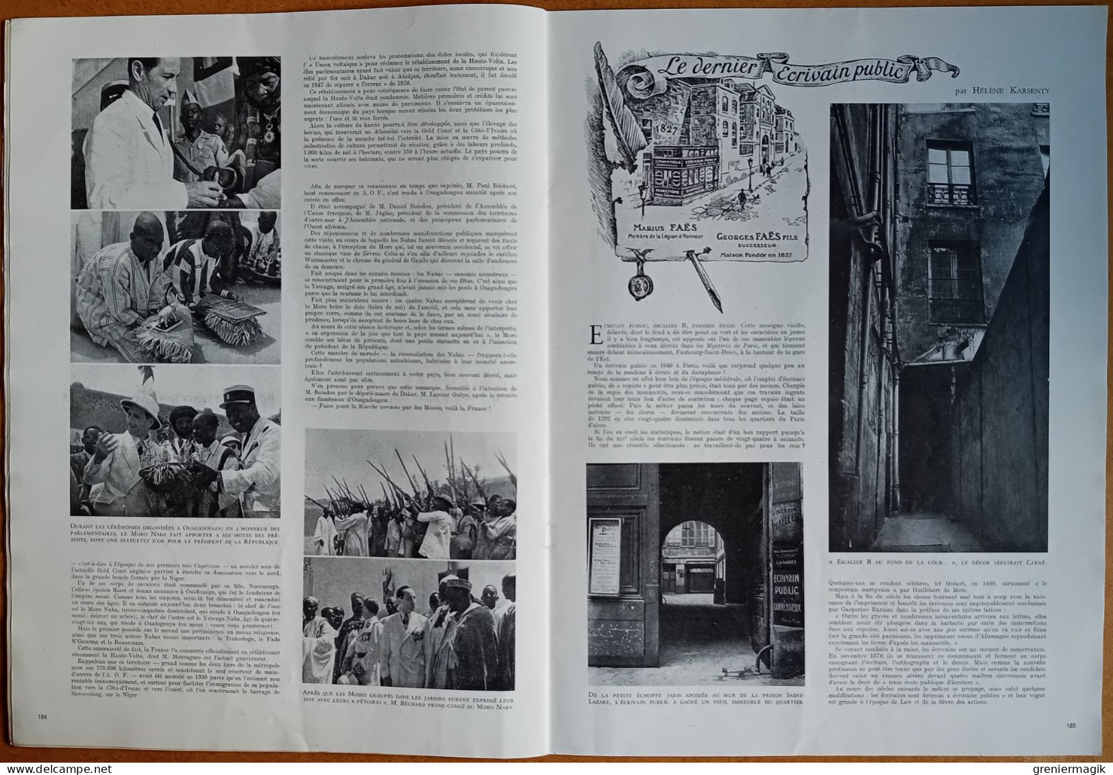 France Illustration N°175 19/02/1949 Balkans/Belgique/Japon/Espagne José Greco/Jongkind/Haute-Volta/Christian Bérard