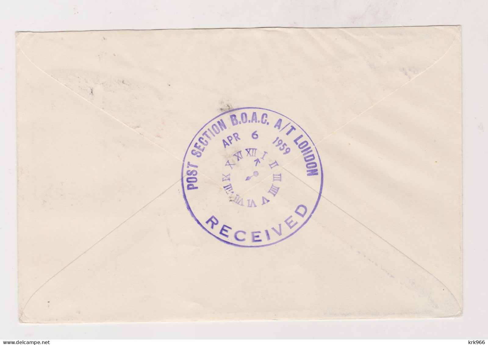 JAPAN 1959 Nice Airmail Cover To Great Britain First Flight TOKYO-LONDON - Poste Aérienne