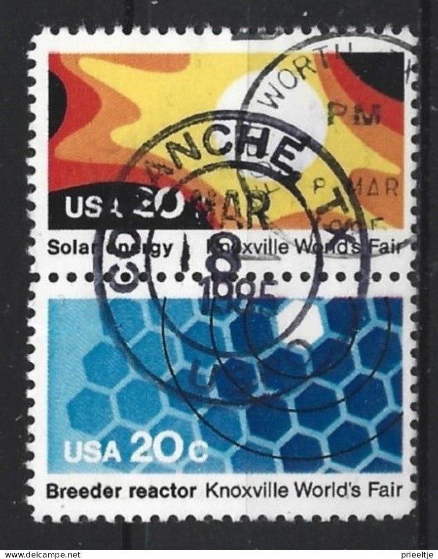 U.S.A. 1982 Knoxville World's Fair  Pair Y.T. 1435+1437  (0) - Oblitérés