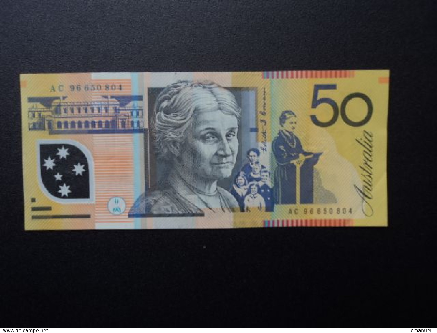 AUSTRALIE : 50 DOLLARS   (19)96    Mc.Rks. 516b * / P 54a    TTB+ ** - 1992-2001 (polymère)