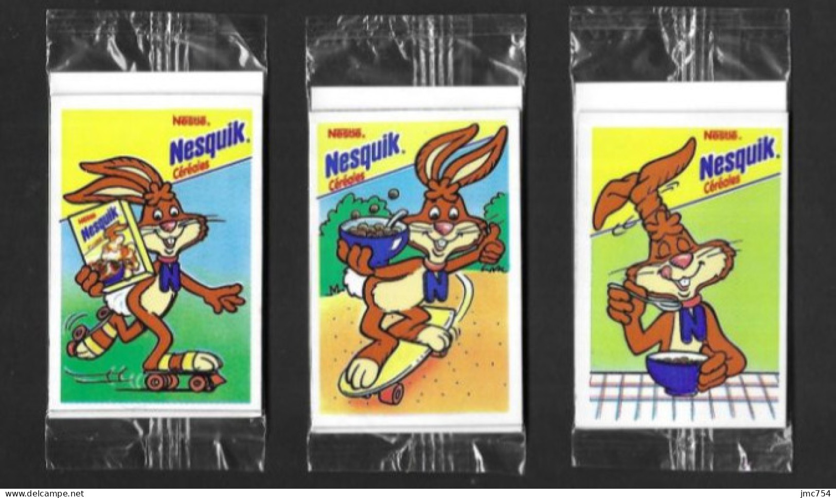 Magnet Publicitaire NESQUIK Céréales.   Série De 3. - Publicitaires